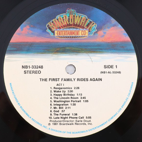 The First Family Rides Again, Rich Little, Earle Doud 12" LP Record NB1-33248 - Picture 7 of 16